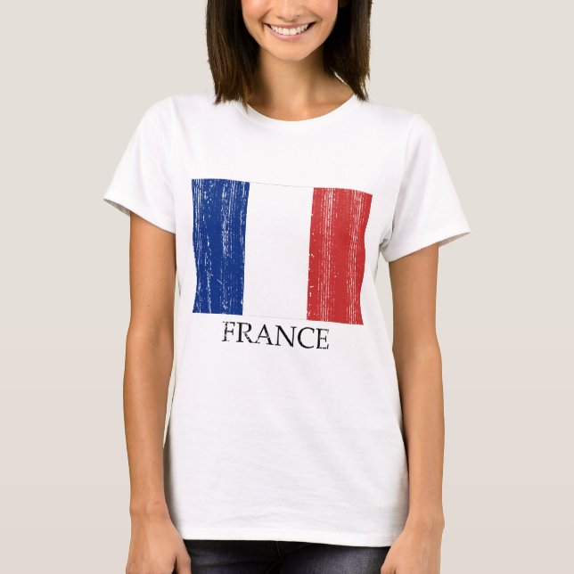Vintage French Flag T-Shirt (Front)