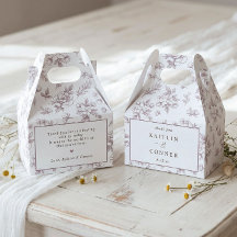 Vintage French Floral Dusty Rose Pink Wedding