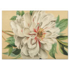 Vintage French Floral Ephemera Decoupage White