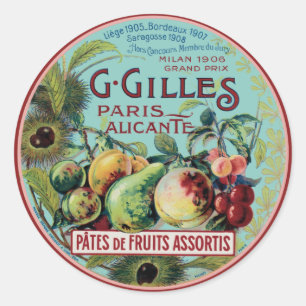 Vintage French Fruit Label