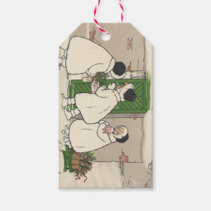 Vintage French Gift Girls Gift Tag