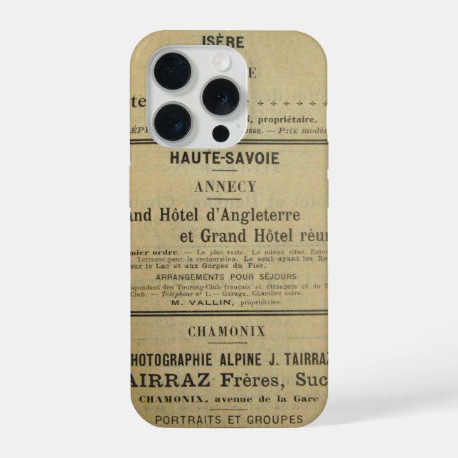 Vintage French Hotel Case (Back)