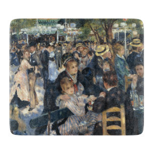 Vintage French Impressionist Paris Dance Art Cutting Board