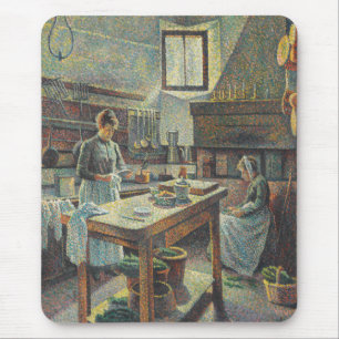 Vintage French Kitchen Mouse Mat