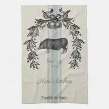 Vintage french kitchen towel