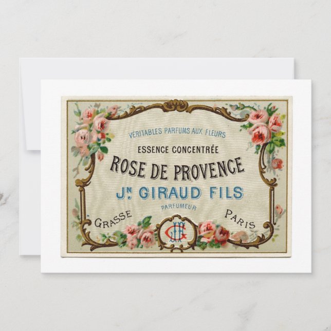 Vintage French Label (Front)