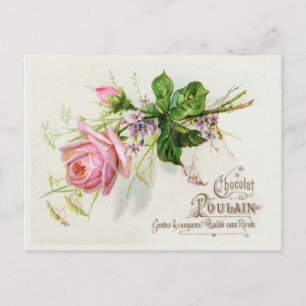 Vintage French Label Postcard