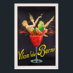 Vintage French Liqueur Alcohol Art Deco Poster<br><div class="desc">A reproduction print of an advertising poster for a French Alcohol brand Retro Art Deco poster ca 1930. Digitally refurbished to bring out the original colours,  even better and fix as many imperfections as possible.</div>