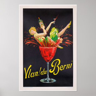 thumbnail interactive-video image 1 of Vintage French Pastis Olive Beer Advertising Poster – A4 Reproduction Print, UK Made 1 of 6