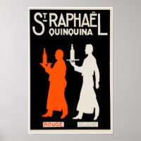 Vintage French Liqueur Alcohol Art Deco Poster