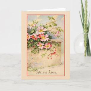 Vintage French Mother's Day Greeting Card