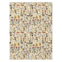 Vintage French Mushroom Cottagecore Botanical Art