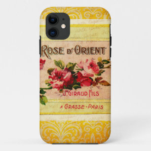Vintage French Perfume Label iPhone 11 Case