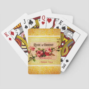 Vintage French Perfume Label Playing Cards