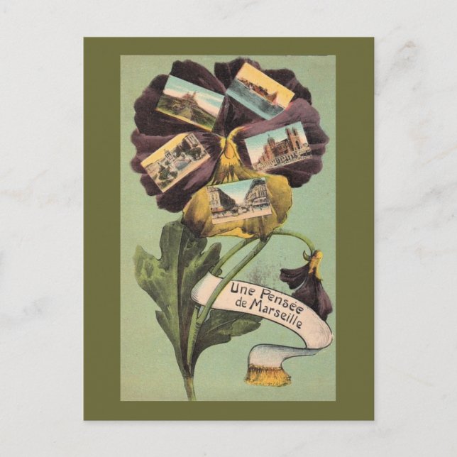 Vintage French Post Card (Front)