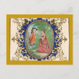 Vintage French Postcard Design