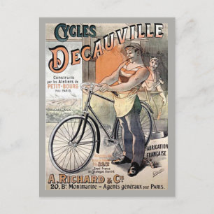 Vintage French Poster Postcard