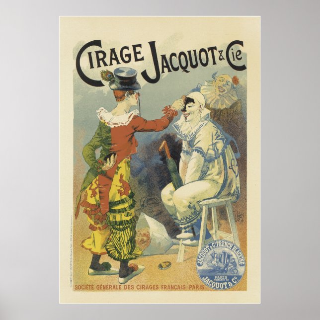 Vintage French Posters - Clowns Circus (Front)