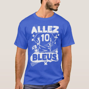 Vintage French Retro Grunge France Allez les Bleus T-Shirt