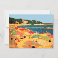 Vintage French Riviera Beach