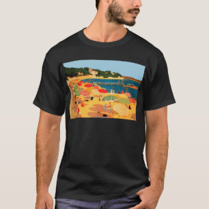 Vintage French Riviera Beach T-Shirt