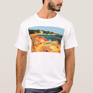 Vintage French Riviera Beach T-Shirt