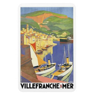 Vintage French Riviera, France - Magnet