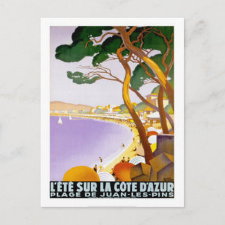 Vintage French Riviera, France - Postcard