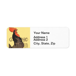 Vintage French Rooster Art Nouveau Steinlen
