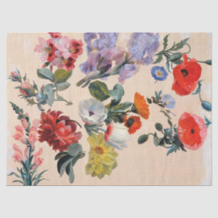 Vintage French Roses Flowers Floral Decoupage Tissue Paper