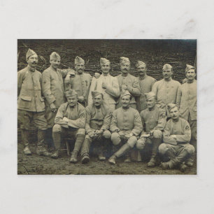 Vintage French, Soldiers World War I Postcard