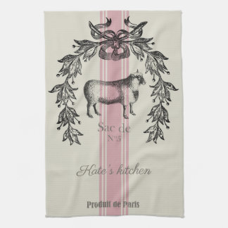 Vintage French Tea Towel