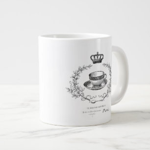 Vintage French teacup mug