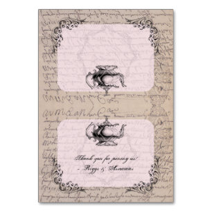 Vintage French Teapot Place Card
