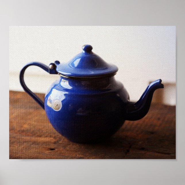 Vintage French Teapot Print (Front)