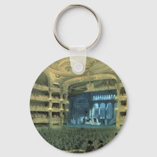 VINTAGE FRENCH THEATRE, OLD FRENCH THEATRE OPERA KEY RING