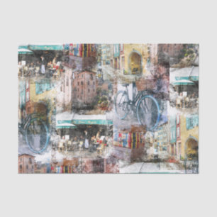 Vintage French Tissue Paper for decoupage