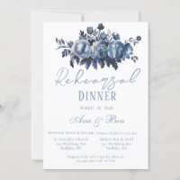 Vintage French Toile Floral Rehearsal Dinner