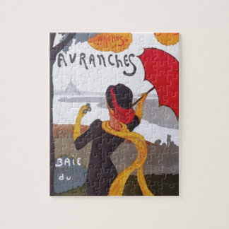 Vintage French Travel Ad 1910 Illustration Old Jigsaw Puzzle