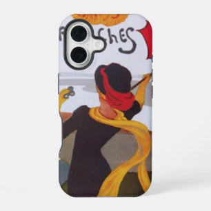 Vintage French Travel Ad 1910 iPhone 16 Case