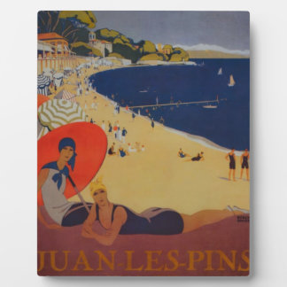 Vintage French Travel Advertisement Plaque