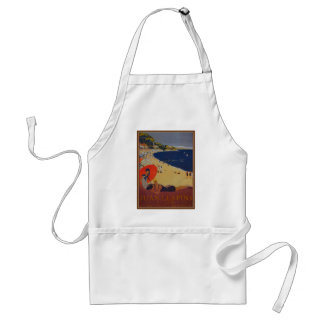 Vintage French Travel Advertisement Standard Apron