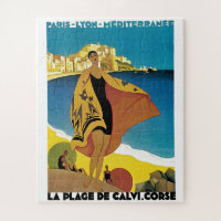 Vintage French Travel Art Painting Illustration