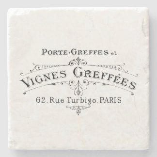 Vintage French Winemakers Coaster