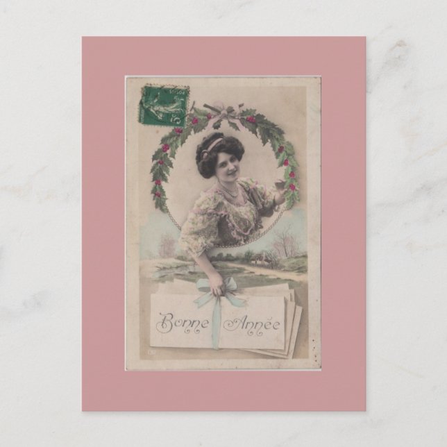 Vintage French Women Post Card (Front)