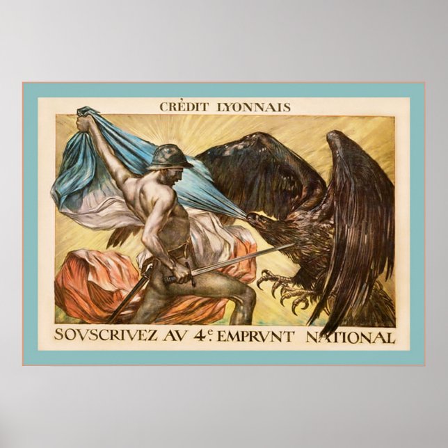 Vintage French World War 1 Poster (Front)