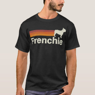 Vintage Frenchie French Bulldog Retro Mom Dad Dog T-Shirt