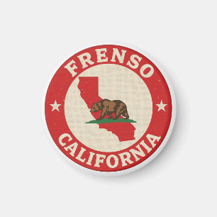 Vintage Frenso, California gifts Magnet