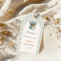 Vintage Fresh Off the Market Gingram Bridal Shower