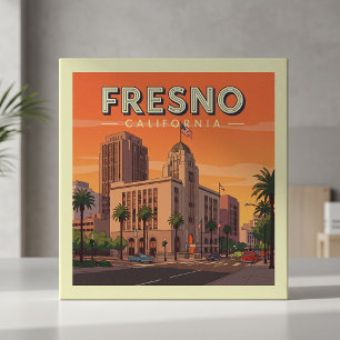 Vintage Fresno California Tile